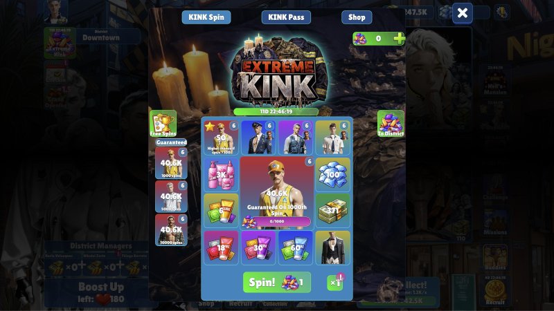 Unlockable character rewards and item inventory on a dark game screen — Idle Studs screenshot.